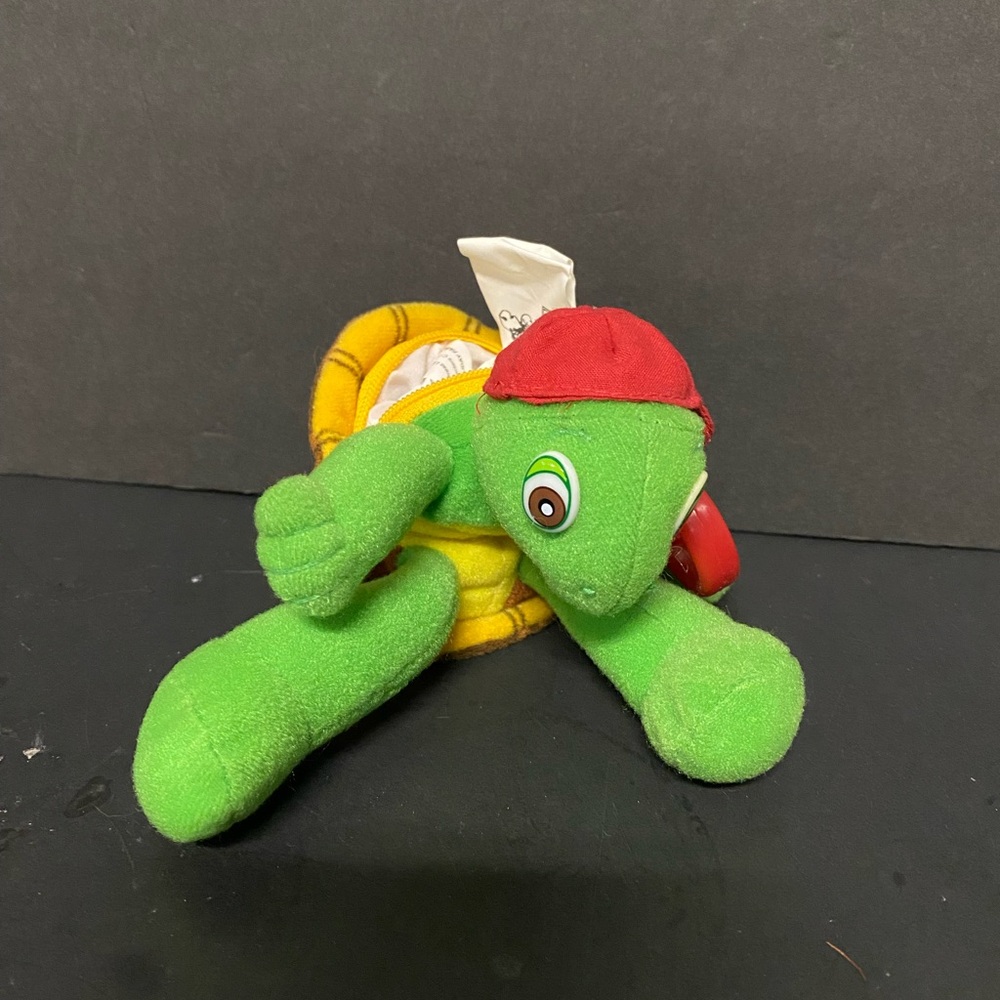 Vintage FRANKLIN THE TURTLE Plush toy, by Eden Toys.